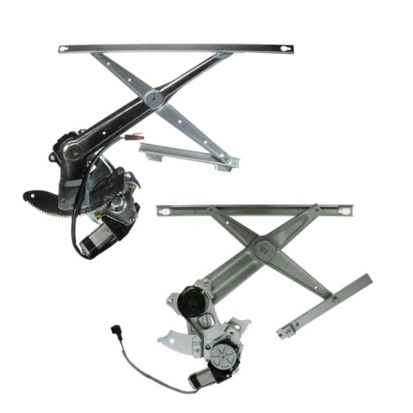TRQ Front Window Regulator Kit Power Window Regulator & Motor