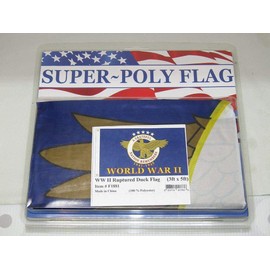 MWS 3x5 American World War 2 WWII WW2 Memorial Veteran Flag 3'x5' Banner Grommets