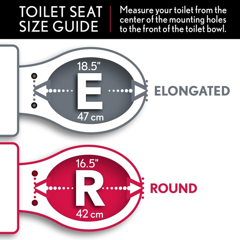MAYFAIR Toilet Seat will Slow Close and Never Come Loose,