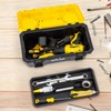 16 Inch Tool Box with Lock, 2-Layer Heavy-Duty Organizer with