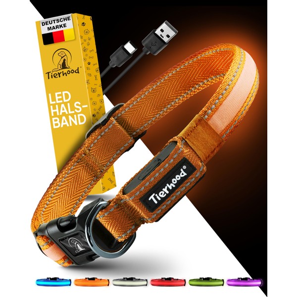 Tierhood Luminous Dog Collar - Luminous Collar for Small and