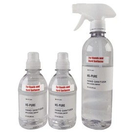 HS Pure Spray Disinfectant & Sanitizer KIT for Hard Surfaces & Hands - 95CSR