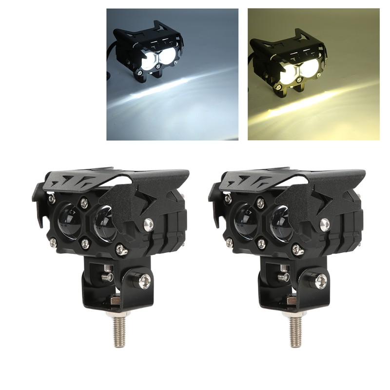 2pcs LED Spotlights 120W 4500LM Yellow White Spot Lamp IP67