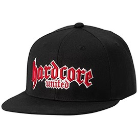 Hardcore United Cap 3D Logo Cap, Black/red/white