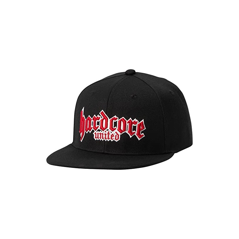 Hardcore United Cap 3D Logo Cap, Black/red/white