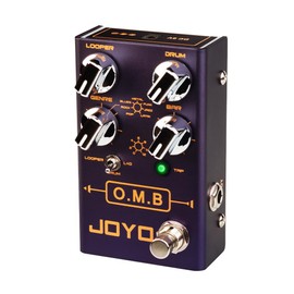 JOYO Looper Drum Machine Pedal (Looper Cycle Recording/Drum Machine) for Electric Guitar Effect (O.M.B R-06)
