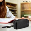 ProCase Large Capacity Simple Pencil Case with Zipper for Students