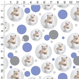 GRAPHICS & MORE Ragdoll Tiffany Cat Kitten Tea Cup Ride Gift Wrap Wrapping Paper Roll