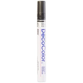 UCHIDA 300-C-1 Marvy Deco Color Broad Point Paint Marker, Black 7.25 x 1.88 x 0.5