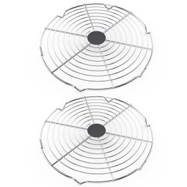 2-Pack Griddle Warming Rack for Blackstone Griddle, Universal Warmer Cooling Rack for Weber Chargriller Tabletop Flattop Griddle, Outdoor BBQ Cooking Accessories 12Inch
