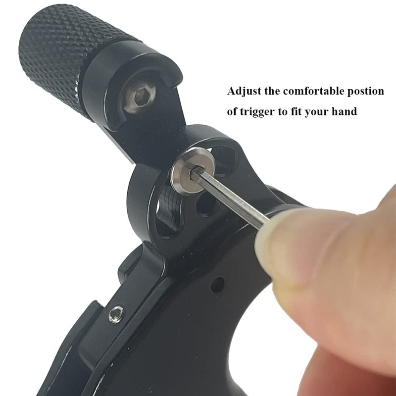 NoxDyn Bow Release for Compound Bow, 3-Finger Archery Release 360°