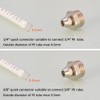 Brass Water Filter Adapter for Faucet Thread Tube Adapter for
