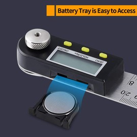 Digital Angle Finder 0-360°Digital Inclinometer Stainless Steel Protractor Angle Ruler with LCD Display for Woodworking Construction Repairing