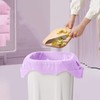 50pcs Purple Small Trash Bags 3 Gallon 4 Gallon for