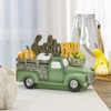 Northlight 11.25" Green Truck Hello Fall Autumn Harvest Tabletop Decoration