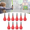 10PCS Archery Arrow Head Safety Arrow Tips Screw in Nylon