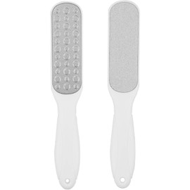 MYGLOAR 2 Pieces Callus Remover Callus Scraper Callus File Foot Stainless Steel Callus File for Callus Remover Double Sided Callus File Dead Skin Foot Scraper (White)