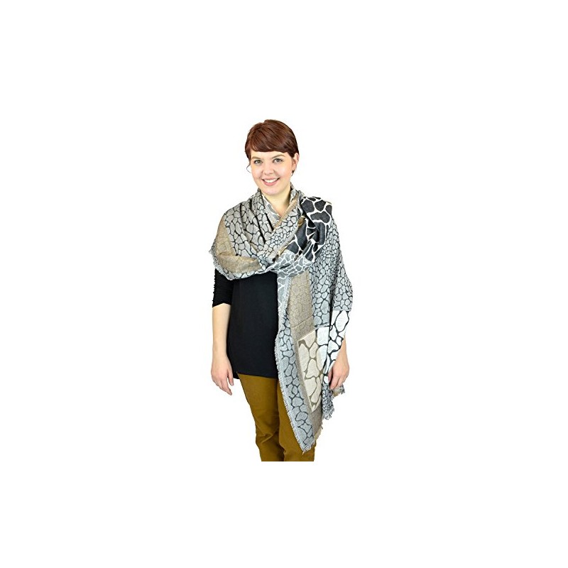 Belle Donne Pashmina Women Scarf Soft Wrap Shawl Animal Print
