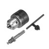 sourcing map Drill Chucks, 1/2-20UNF Threaded 1.5-13mm Capacity with Chuck
