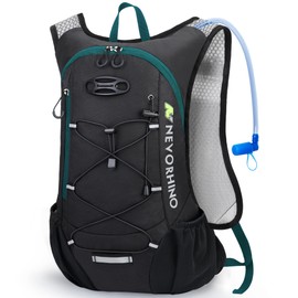 Lightweight Hydration Backpack, Running Backpack with 2L Water Bladder, Hydro Water Daypack for Cycling Hiking Rave for Men Women
