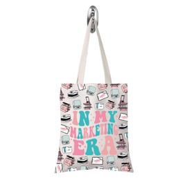 TSOTMO Marketing Gift In My Marketing Era Tote Bag Marketing Team Gift Business Student Gift Marketer Gift (Marketing Era tote CA)