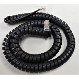 DIY-BizPhones Charcoal Gray 12 Ft Handset Cord Compatible with Toshiba Phone DKT2000 DKT3000 DKT3200 Series DKT2010 DKT2020 DKT3010 DKT3020 DKT3210 DKT3220 H S SD Receiver Curly Coil