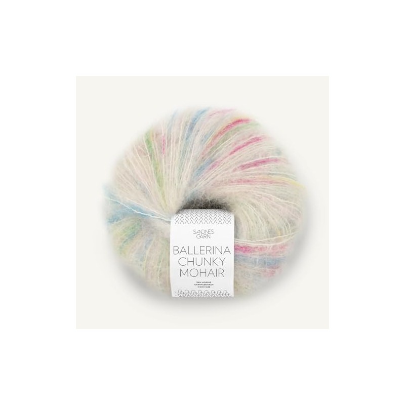 SANDNES GARN Ballerina Chunky Mohair – Colour: Tutti Frutti (1010)