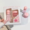립글로우 립글로스 및 립 마스크 세트 2개 보습 입술 복숭아맛