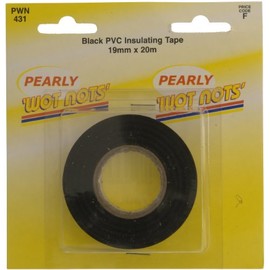 Pearl PWN431 Black PVC Insulation Tape 19 mm x 20 m