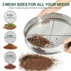 11.8 Inch Garden Soil Sifter Set Dirt Sifter with Interchangeable