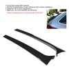 2PCS Rear Window Side Trim Gloss Black ABS Replacement for