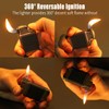 Ambrogio.L Pipe Lighter - Genuine Leather Adjustbale Soft Flame Refillable