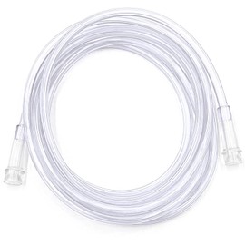 ResOne 50Ft Clear Oxygen Supply Tubing, Crush Resistant, Standard Connectors