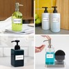 HVSWLY Waterproof Labels for Organizing, 48PCS Soap Dispenser Bottles Label