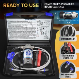 Harpy Eagle Electric Oil Change Extractor Pump 12/24V 100W, Oil Сhange Fluid Extractor Su...