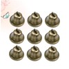 LALAFINA 10pcs Bronze Bell Accessories DIY Hand Bell for Craft