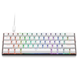 KEMOVE K61SE Gaming Mechanical Keyboard, 60 Percent Wired RGB Backlit N-Key Rollover Compact Mini 61 Keys Keyboard for PC Laptop, Red Switch