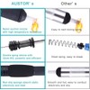 AUSTOR Desoldering Sucker and 6 Pcs Solder Braid Wick (2.0mm/2.5mm/3.0mm