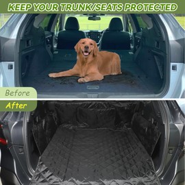 HIRUFAIT Pet Cargo Liner for Subaru Outback 2020 2021 2022 2023 2024 Accessories, Waterproof & Nonslip Cargo Liner for Dogs, Dog Seat Cover Mat Backseat Protector