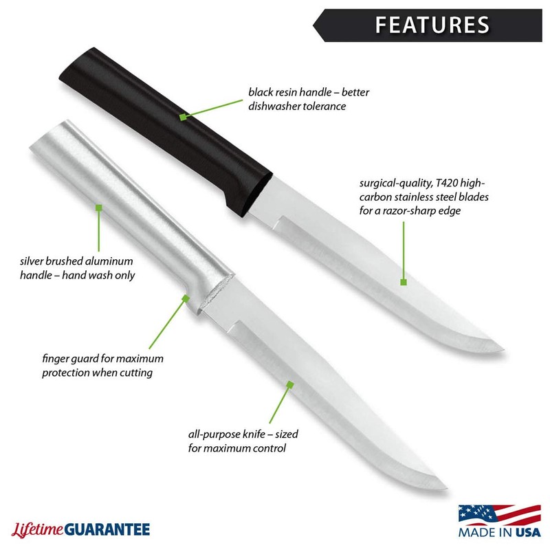 Rada Cutlery Stubby - Cuchillo para carnicero - Hoja de