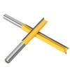 Gasea 2pcs 8mm Shank Extra Long Straight Router Bit 2"