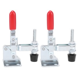 ANKROYU Toggle Clamp Quick Clamp Welding Clamp Heavy Duty Non Slip Hand Tool for Metal Plate Circuit Board Machine Operation Welding Molds Equipment Installation Iron Plastic 2 Set