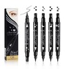 Dsaren Eyeliner Waterproof Black Liquid Eyeliner Stamp Tattoo Smudge-Resistant Durable