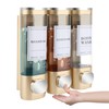MEKOTRIN Shampoo and Conditioner Dispenser, Shower Soap Dispenser Wall Mounted