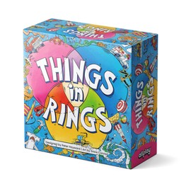 Allplay - Things in Rings Board Game - Small Box Big Game - 2 to 6 Players - 20 Minute Play Time