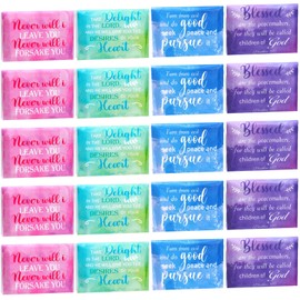 100 Pack Travel Size Tissue Pocket Tissues Mini Travel Tissues Packs 3 Ply Travel Tissues Bulk Slim Pocket Tissues Wallet Size Tissue for Guest Wedding, 4 Styles (Inspirational Watercolor)