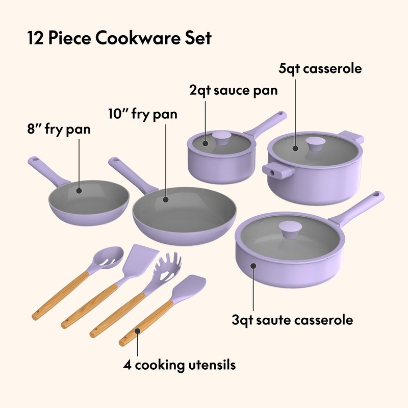 So Yummy by bella 12 Piece Cookware Set w EverGood™