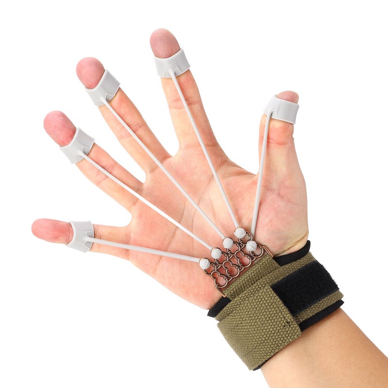 Hand Grip Strength Trainer 20lb Resistant Soft Silicone Hand Exerciser