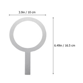 4pcs Stainless Steel Baking Cup Ring Milk Cup Rim Coffee Cup Rim Gasket Cover for Tea Dessert Shop Brulee Making