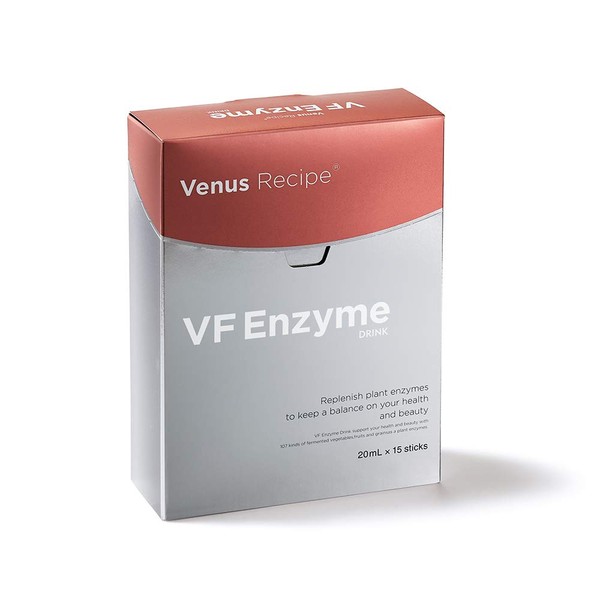 AXXZIA Venus Recipe VF Enzyme Drink, 10.1 fl oz (300 ml) (0.7 fl oz (20 ml) x 15 Cans)